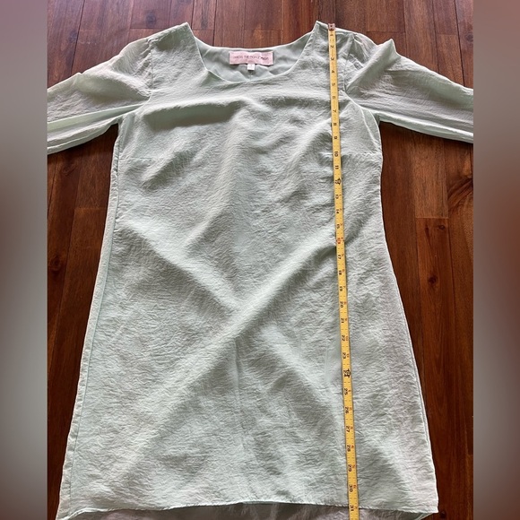 Dress the population mint sequin long sleeve dress - Picture 6 of 11